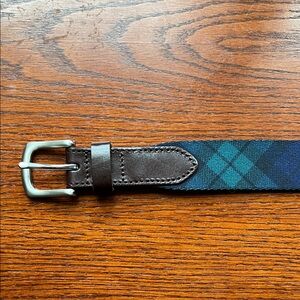 Vineyard Vines Blackwatch Canvas Club Belt 30